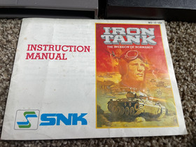 NINTENDO NES IRON TANK THE INVASION OF NORMANDY+MANUAL & SLEEVE TESTED WORKS!!
