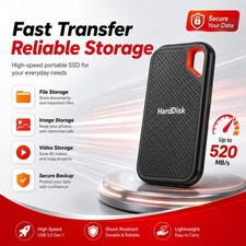 2TB 4TB 8T Portable SSD Type-C External Hard Drive High Speed USB 3.1 Laptop