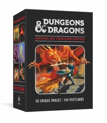 Dungeons & Dragons 100 Postcards: Archival Art from Every Edi... - 9781984824622