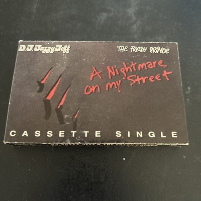 DJ Jazzy Jeff & Fresh Prince Nightmare On My Street Casstte Tape Original 1988