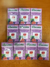 10 Boxes of 18 Drops: Ricola Sugar Free Berry Medley TRAVEL SIZE (Exp 1/27) 5535
