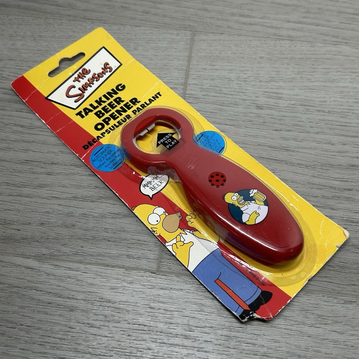 Vtg 2006 Pacific Direct Simpsons Homer Talking Bottle Opener