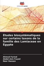 tudes biosystmatiques sur certains taxons de la famille des Lamiaceae en gypte b