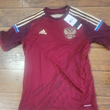 Vintage 2014 Russian Federation National Soccer Team Adidas Home Jersey  G1N