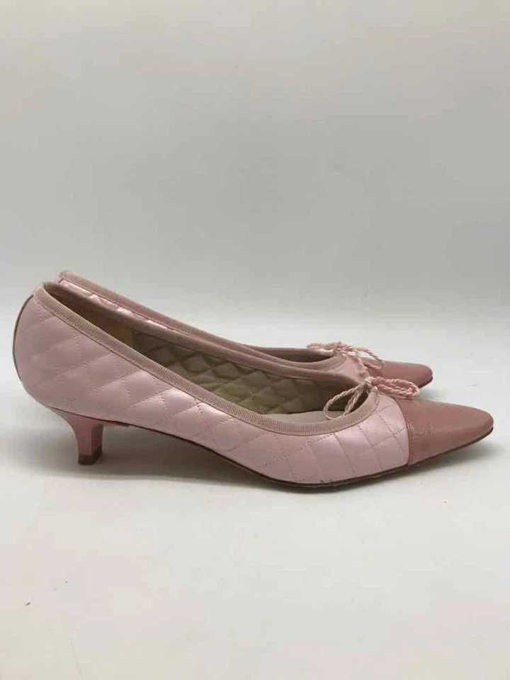 Tacones de tacón de gatito Paul Mayer rosa talla 9 usados Foto 4 de 4