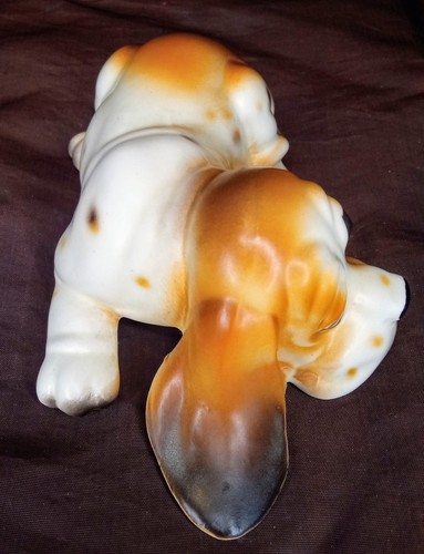 Vintage Long Ear, Sad-Eyed Basset Hound Puppy Ceramic Figurine~#9788~4.5" - Picture 2 of 7