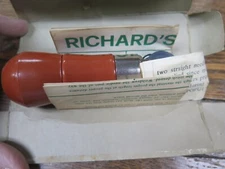 Vintage Richard's Sewing Awl Model No. 1331-S Leather Tool The Handy Sew IN BOX