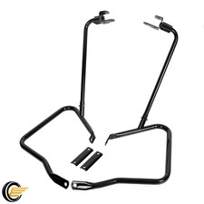 Saddlebag Bracket Guard Bars For Harley Touri...