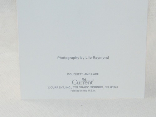 Current (20618-2) Bouquets & Lace Note / Greeting Card w/ Envelope . Your Choice - Picture 9 of 25