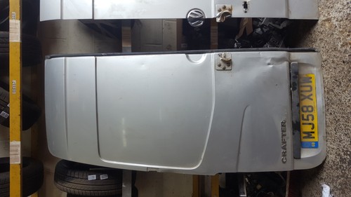 Volkswagen Crafter 2006-2010 Passenger NSR Rear Barn Door Silver Lh7x - Picture 4 of 6