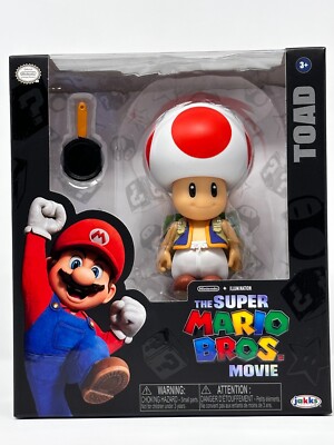New Super Mario Bros. マリオ フィギュア NEW The Super Mario Bros. Movie 2023 Toad 5