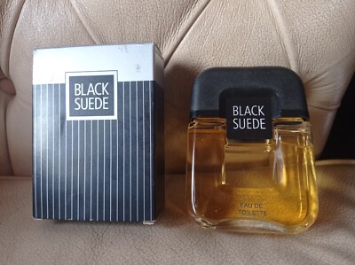 Avon Black suede touch 3,4 once acqua di colonia da uomo vintage 100 ml