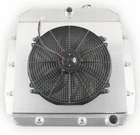 4 Row Radiator+Shroud+Fan For 1955-1959 Chevy GMC Truck Pickup 100/150/3100/3200