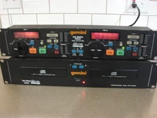 Gemini CD-9500 Pro II Rack Mount Dual DJ CD Player and Controller Panel w/Cables