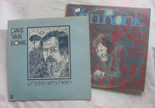 Two DAVE VAN RONK LP's -- Self-Titled + SONGS FOR AGEING CHILDREN
