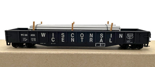 GÓNDOLA HO CON-COR 54' CON CARGA DE TUBERÍA WISCONSIN CENTRAL WC 68459 | Zustand: Used
