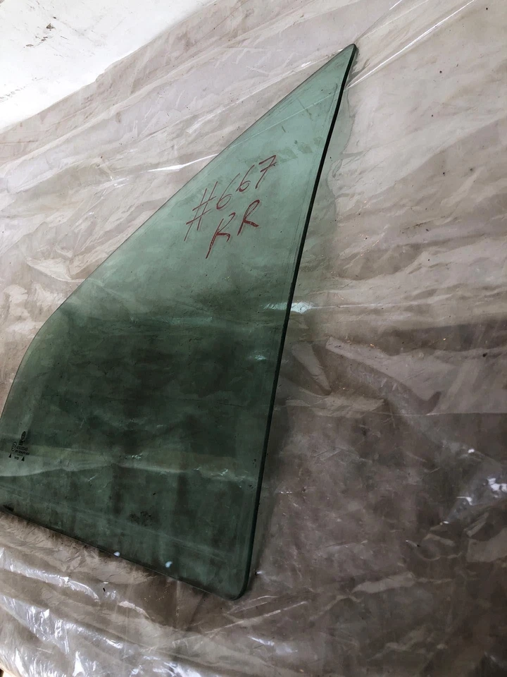 Volkswagen Jetta 2002 excepto GLI sedán puerta trasera ventana de vidrio conductor derecho derecho Foto 3 de 4