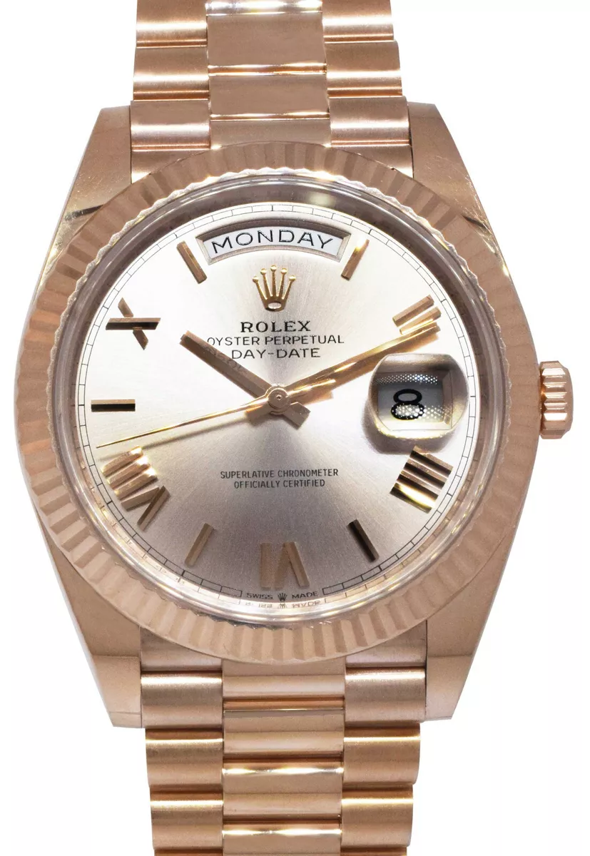 Mens rolex 2025 rose gold