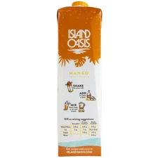 Island Oasis 1 Liter Mango Puree Beverage Mix 711IOMANGO
