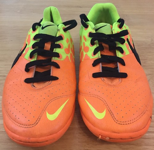 Nike Youth Elastico II Indoor Football Shoes Citrus/Volt/Black Youth Size 6Y - Picture 2 of 11