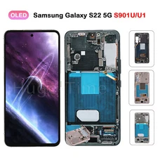 OLED For Samsung Galaxy S22 5G S901U/U1 LCD Display Screen Replacement Black