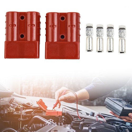 2Pcs FOR ANDERSON-Plug CABLE TERMINAL BATTERY POWER CONNECTOR 50 AMP 600V - Picture 22 of 45