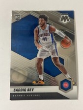 Saddiq Bey RC 2020-21 Mosaic Basketball Base Rookie Card #209 Pistons NBA NM. rookie card picture