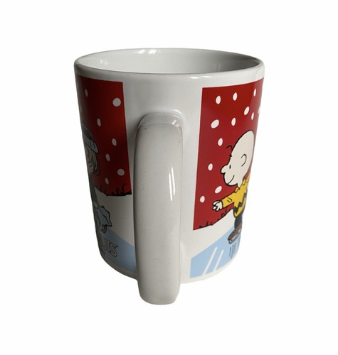 Galerie Peanuts Mug Cup Ice Skating Winter Christmas Charlie Brown Snoopy Linus - Bild 5 von 9