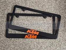 KTM Orange License Plate Frame for Cars / Trucks - Pair