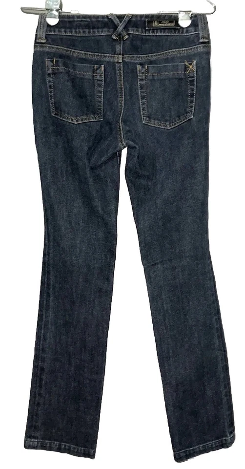 Женские джинсы Serfontaine 25 Y2K Fox с заниженной талией прямые джинсы X Fit синие винтажные - Изображение 3 из 4