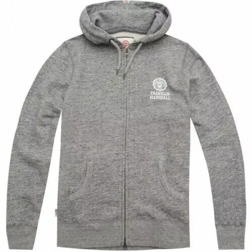 Franklin Marshall Men s Fleece Full Zip Hoodie Franklin Marshall