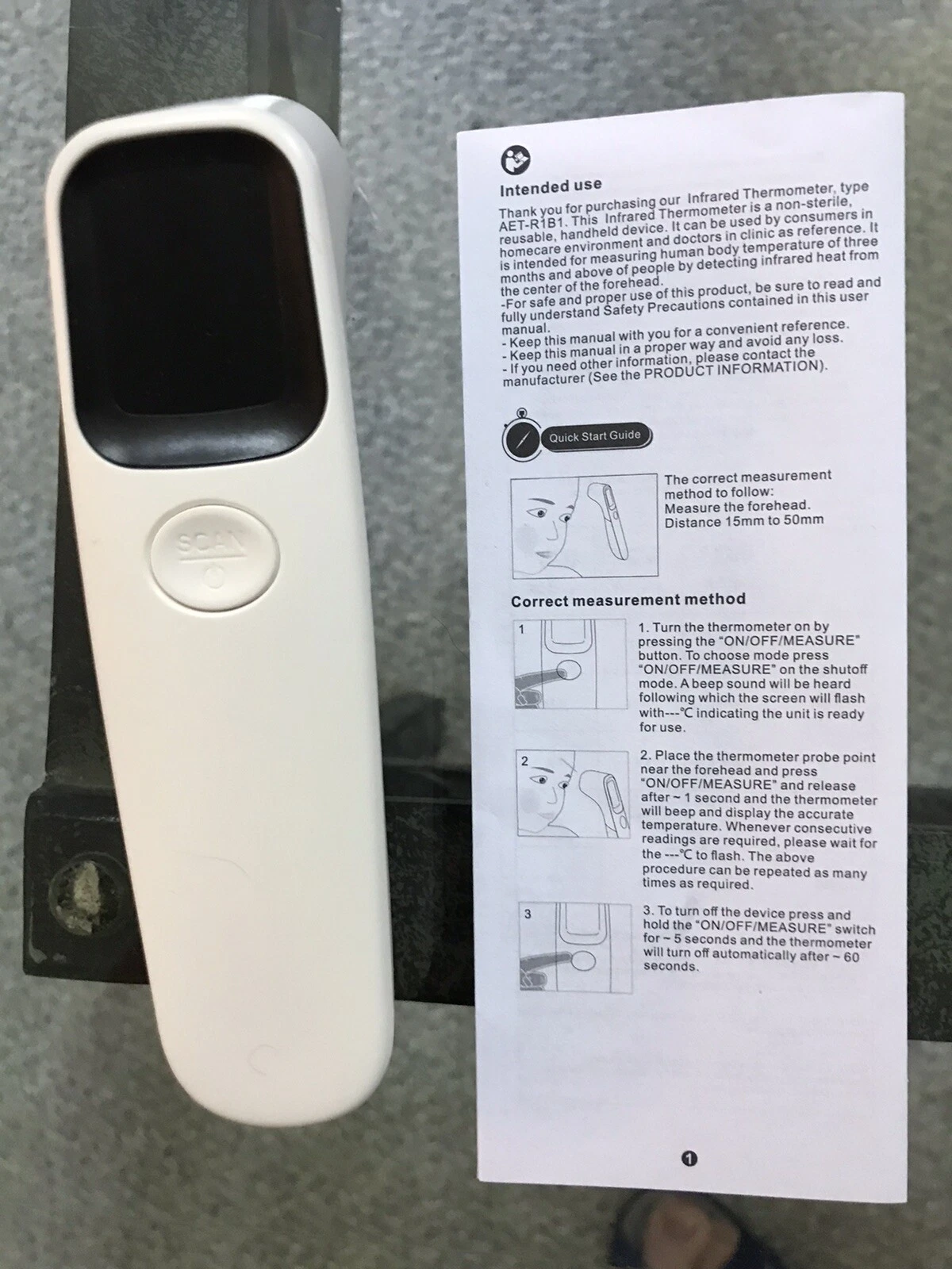 Temporal Thermometer Digital
