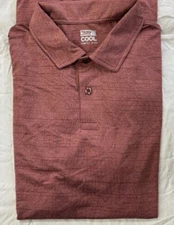 32 Degrees Men's 1 only  Performance Polo Shirt (PINK, XL) NWOT