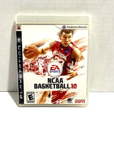 NCAA Basketball 10 (Sony PlayStation 3, 2009) Case, Artwork & Manual NO GAME