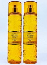 2 Bath  Body Works GETAWAY SOIREE Fine Fragrance Mist Body Spray 8 oz