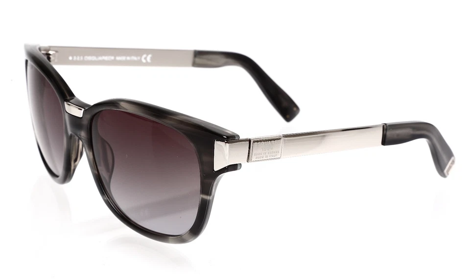 Dsquared2 R1657 Women's Grey Multi Color Sunglasses DQ0131 54-17 135 - Image 2 of 4