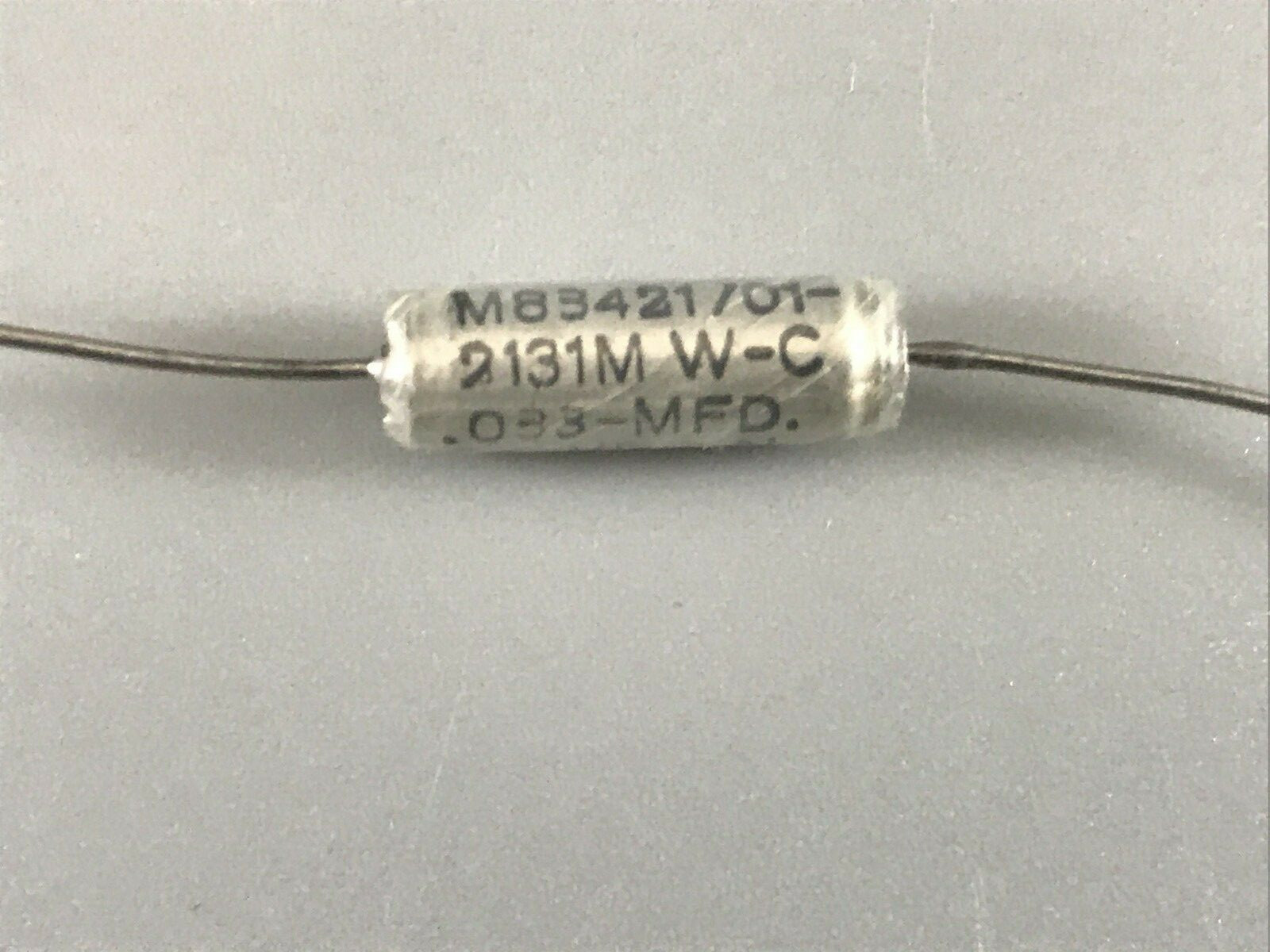 WESTON CONTROLS M83421/01-2131M CAPACITOR FIXED METALLIZED PAPER 