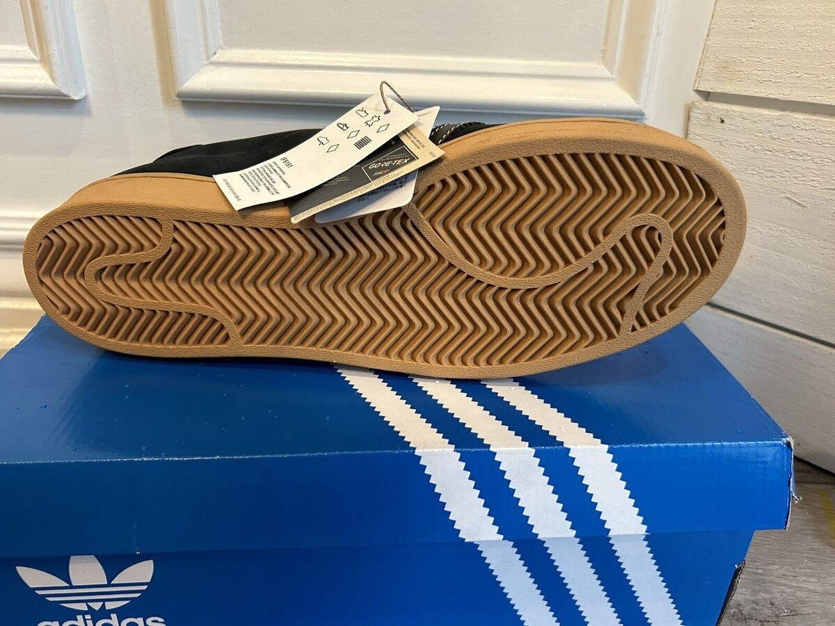 Adidas Superstar GTX Gore-Tex Mens Shoes Suede Black Gum Adidas Superstar GTX Gore-Tex Mens Shoes Suede Black Gum