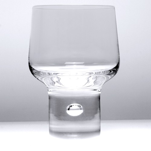 Glass Cordial Glasses Trapped Bubble Stem Set of 6 - 4" Tall 4 Oz. Scandinavian - Picture 3 of 7