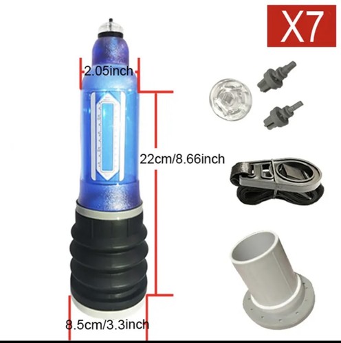 BOMBA EXTENSORA DE ALARGAMIENTO DE PENE HYDROMAX X30 X7 BOMBA DE AGRANDAMIENTO AL VACÍO DE PENE - Imagen 8 de 8