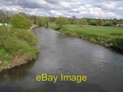 Foto 6x4 River Severn Blick Montford Bridge Blick flussabwärts c2008