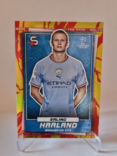 TOPPS SUPERSTARS UEFA CLUB COMPETITIONS 22-23 MOLTON RARE FIRE CARDS SELECTION - Picture 1 of 55