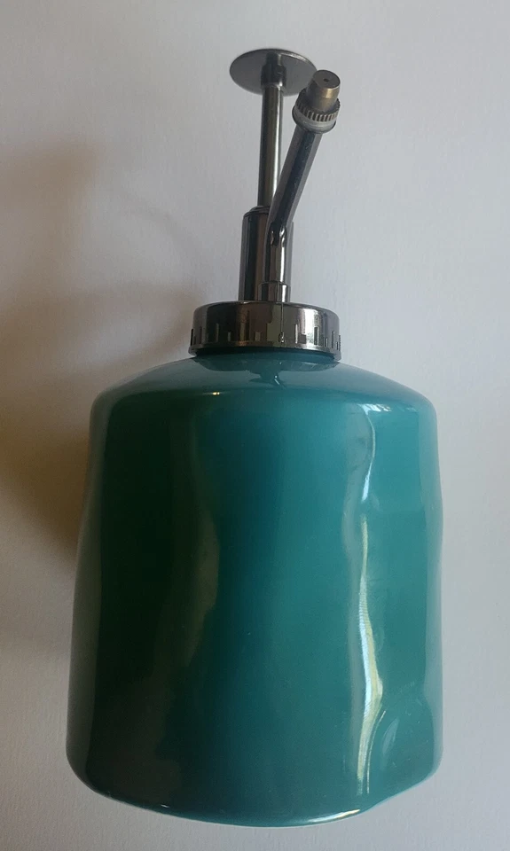 Rae Dunn “MIST” Plant Sprayer Teal-Blue-Green Ceramic Stoneware Pottery - Изображение 3 из 4