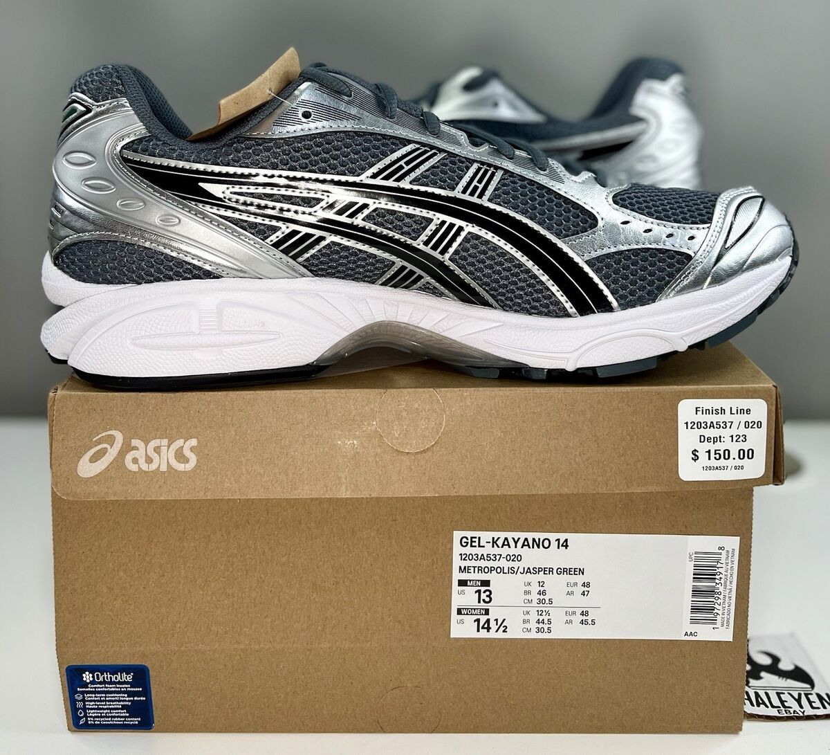 ASICS Gel-Kayano 14 'Metropolis Jasper Green' | Men's Size ASICS Gel-Kayano 14 'Metropolis Jasper Green' | Men's Size