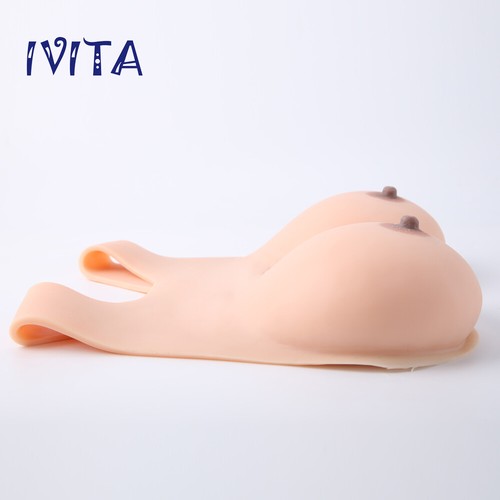 G Cup Artificial Silicone Breast Forms Drag Queen TG CD Fake Boobs Enhancers - Picture 9 of 10