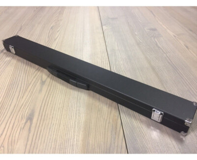 Schwarz 2 Stück Pool/Snooker Queue Case mit verstärktem Eckschutz