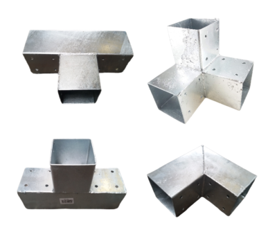 Pfostenverbinder 4 Stk. Y-Form Verzinktes Metall 10 Produktbild-Vorschau 13