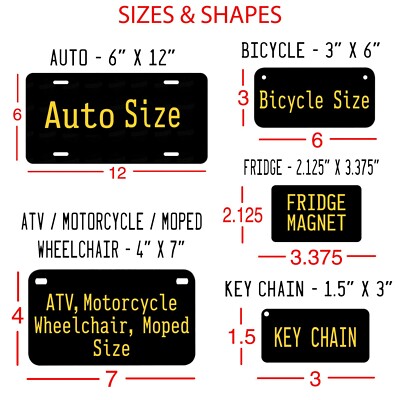 Targa Personalizzata Della Florida / Targa Decorativa Per ATV - Foto 9