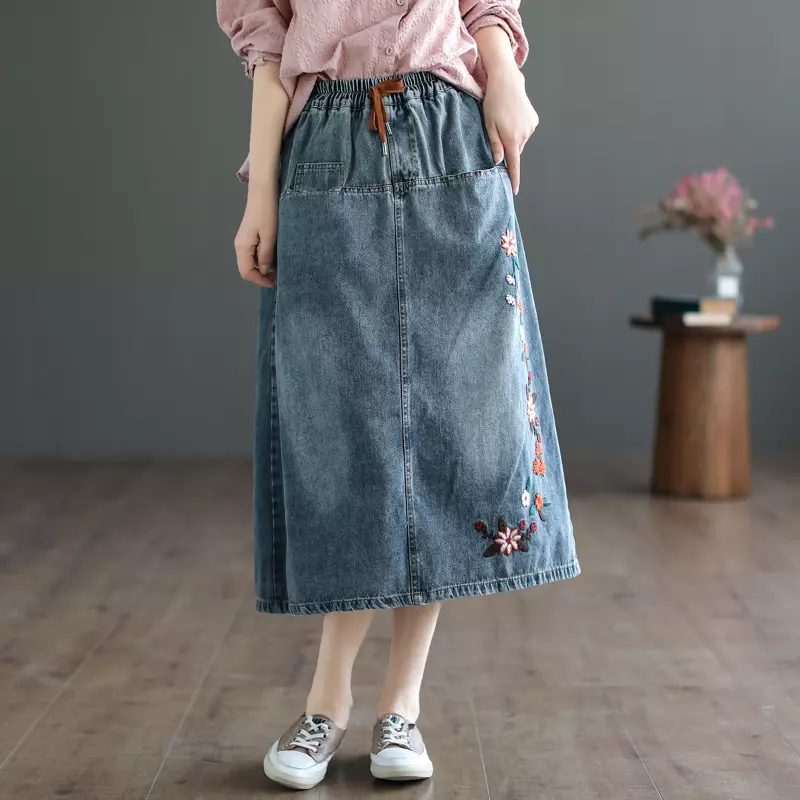 Details more than 126 floral denim skirt