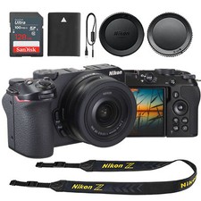 Nikon Z30 Mirrorless Camera with DX 16-50mm Lens  Sandisk Ultra 128GB SDXC Card